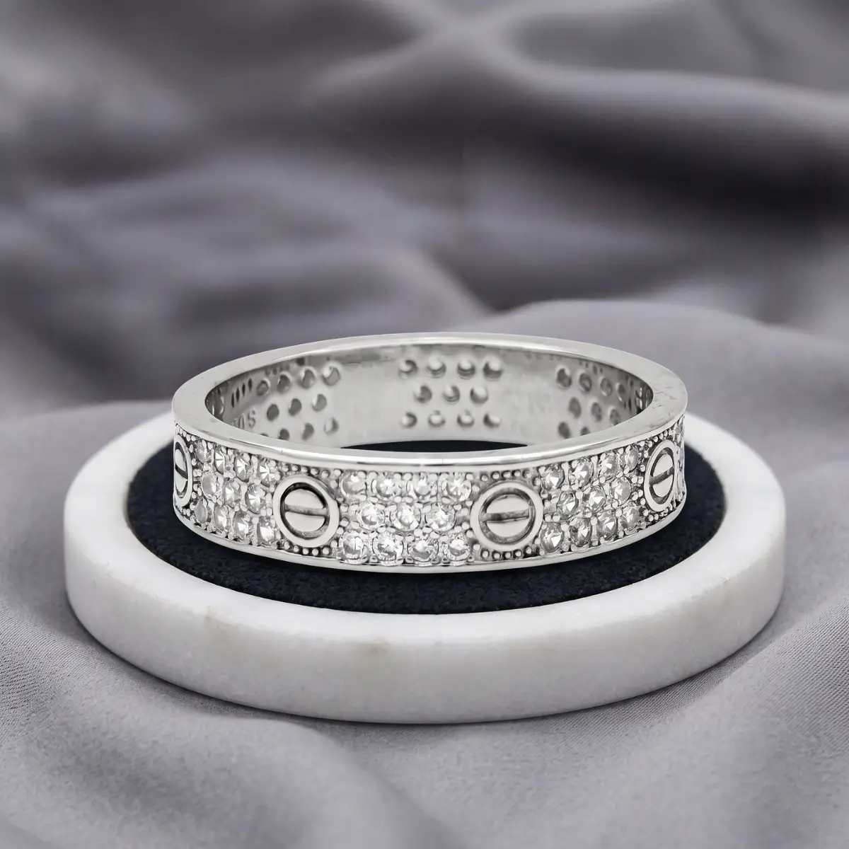 925 Sterling Silver Designer Wide Band For Men And Women